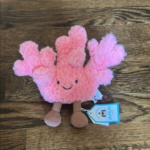 Jellycat Pink and Brown Plush Accessory
